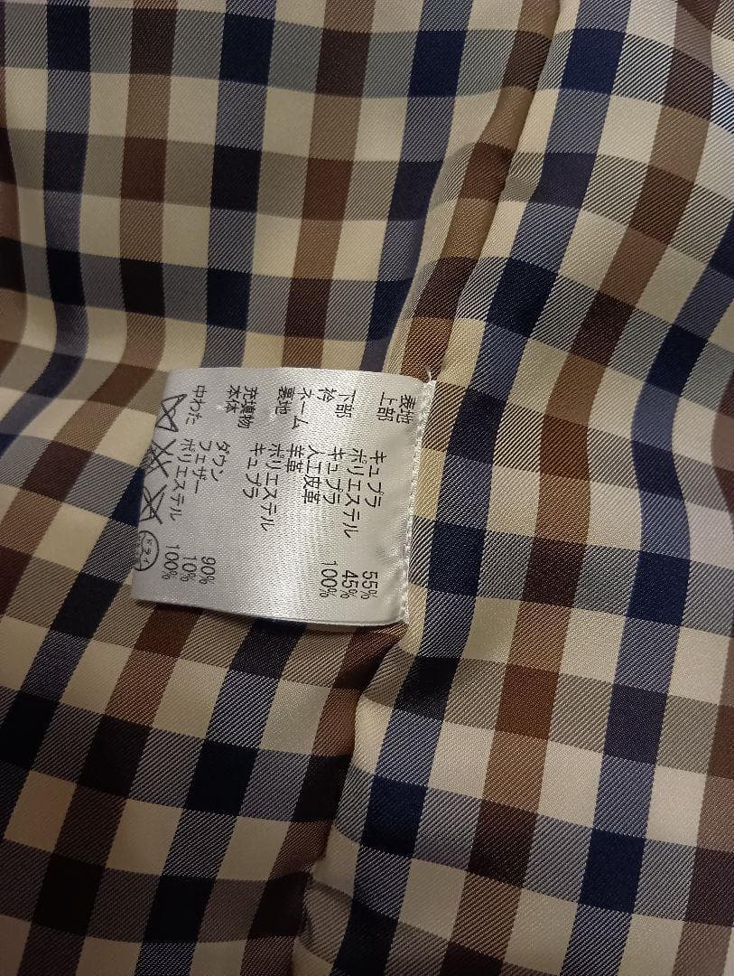 【美品】 aquascutum ライナー付き ステンカラーコート