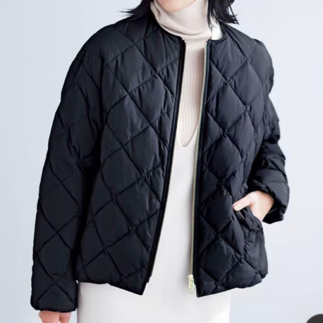 UNFILO 〔TAION×UNFILO〕キルティングダウンショート丈ブルゾン