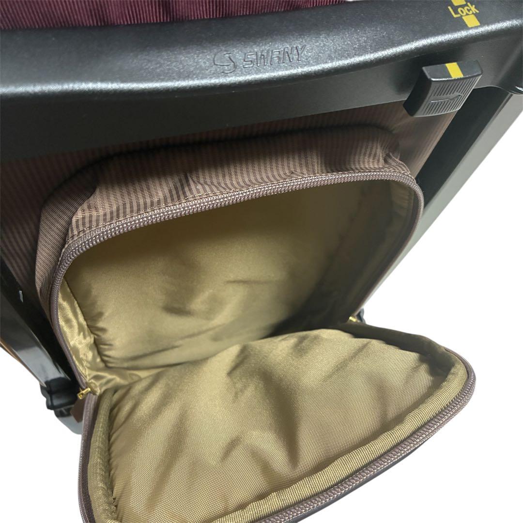 SWANY ルバンド キャリーバッグ カート リボン グレージュ キャリーケース