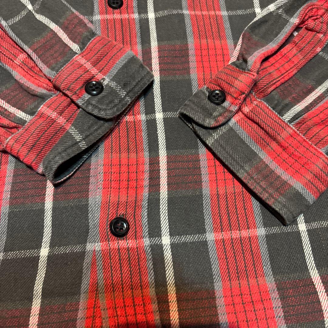 テンダーロイン　ネルシャツ　レッド　希少　Lサイズ