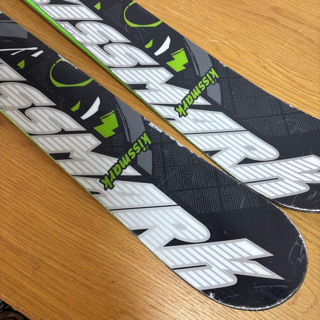 kissmark 150cm フリースタイルスキー板　ツインチップ