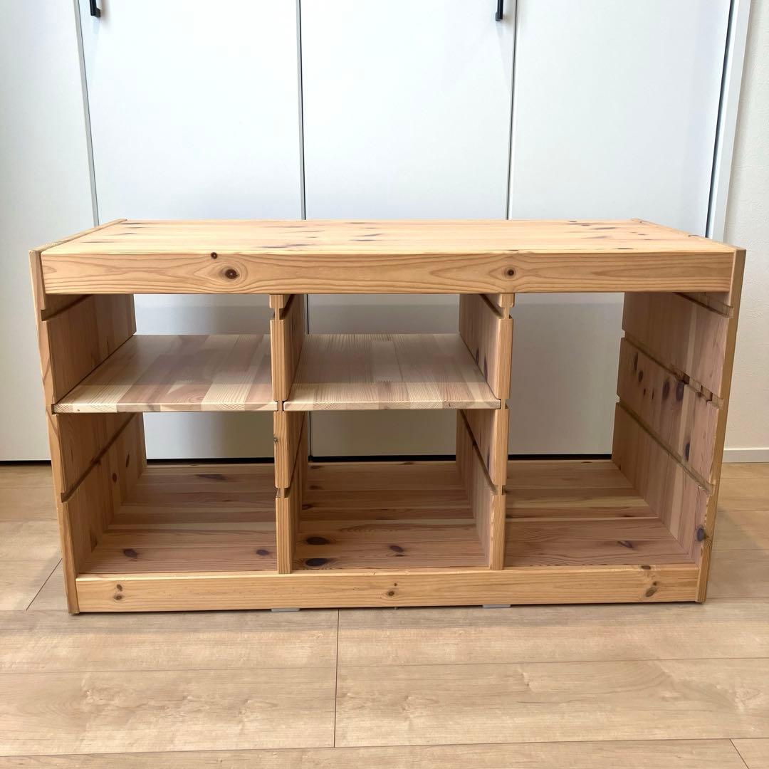 ゆきの　IKEAトロファスト棚板付き　フリサットセット