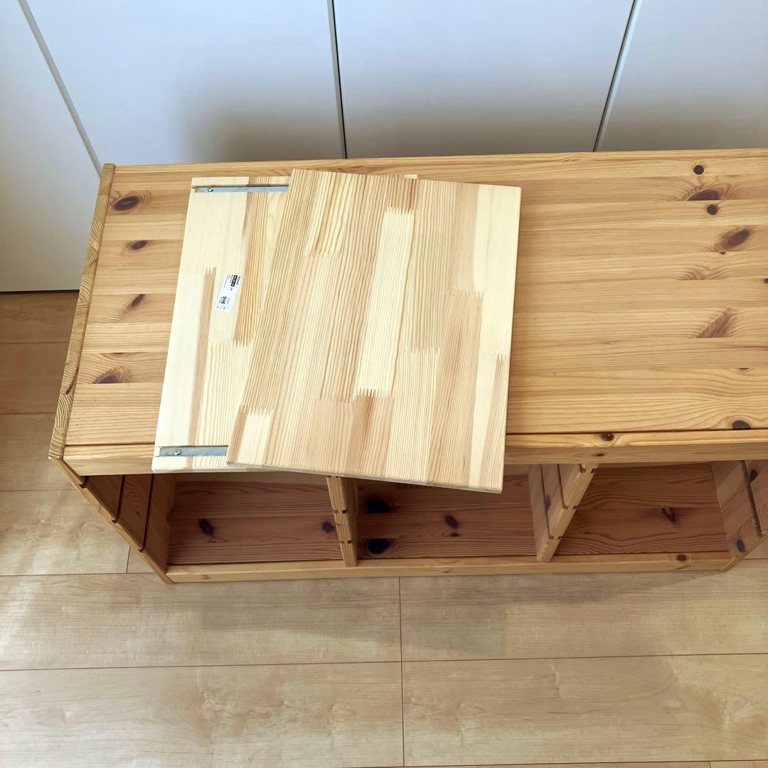 ゆきの　IKEAトロファスト棚板付き　フリサットセット