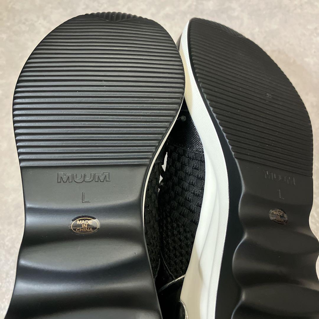 【新品タグ付き】銀座ワシントン、ヒールスニーカー、Lサイズ