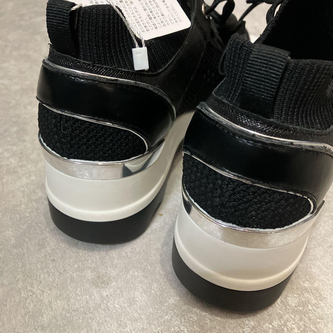 【新品タグ付き】銀座ワシントン、ヒールスニーカー、Lサイズ