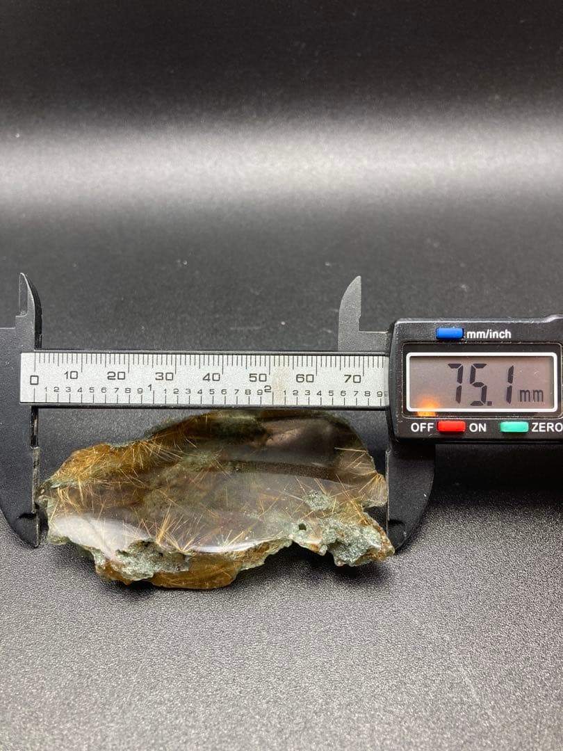 ルチルクォーツ スライスカット 天然石 パワーストーン