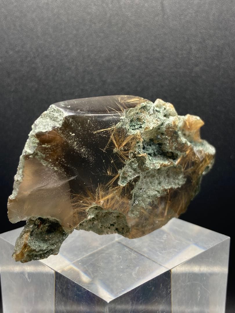 ルチルクォーツ スライスカット 天然石 パワーストーン