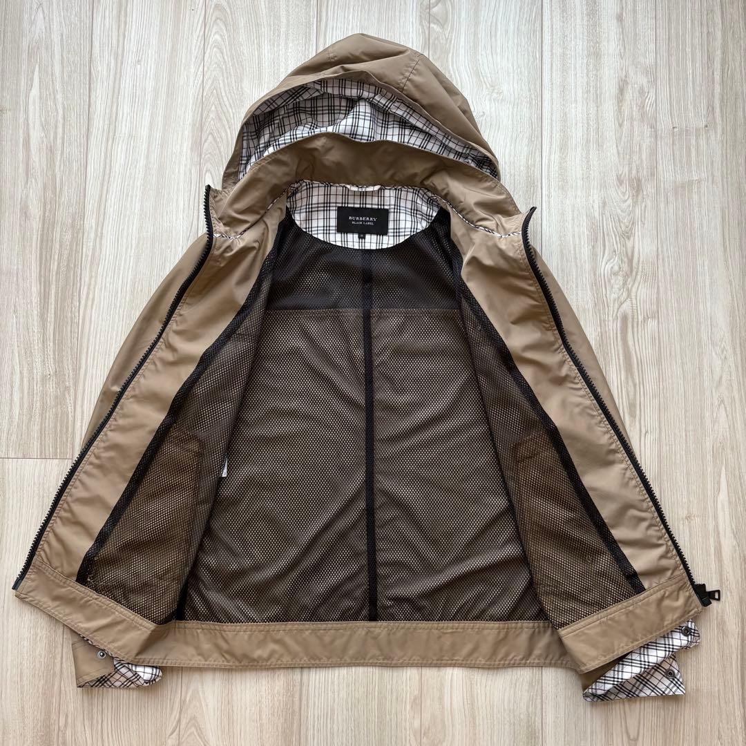 【美品】バーバリーブラックレーベル ブルゾン M ベージュ ノバチェック 春服