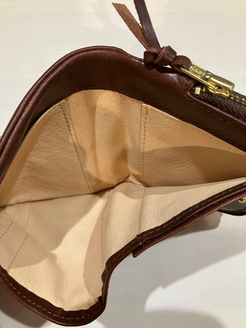 ポーター　ソーク　二つ折り財布　ブラウン