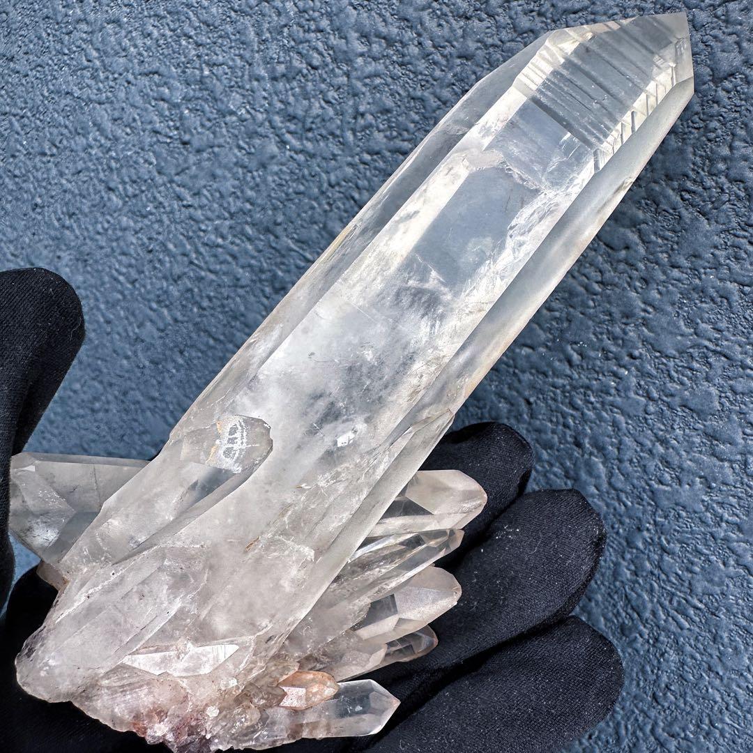 希少高透明度❗️マニカラン産レインボー☆ヒマラヤ水晶クラスター強いパワーA1443