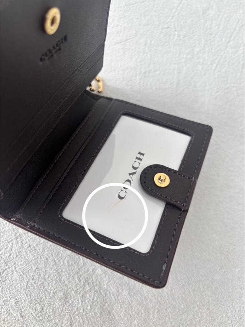 コーチ 財布 レディース 二つ折り財布 アウトレット レザー