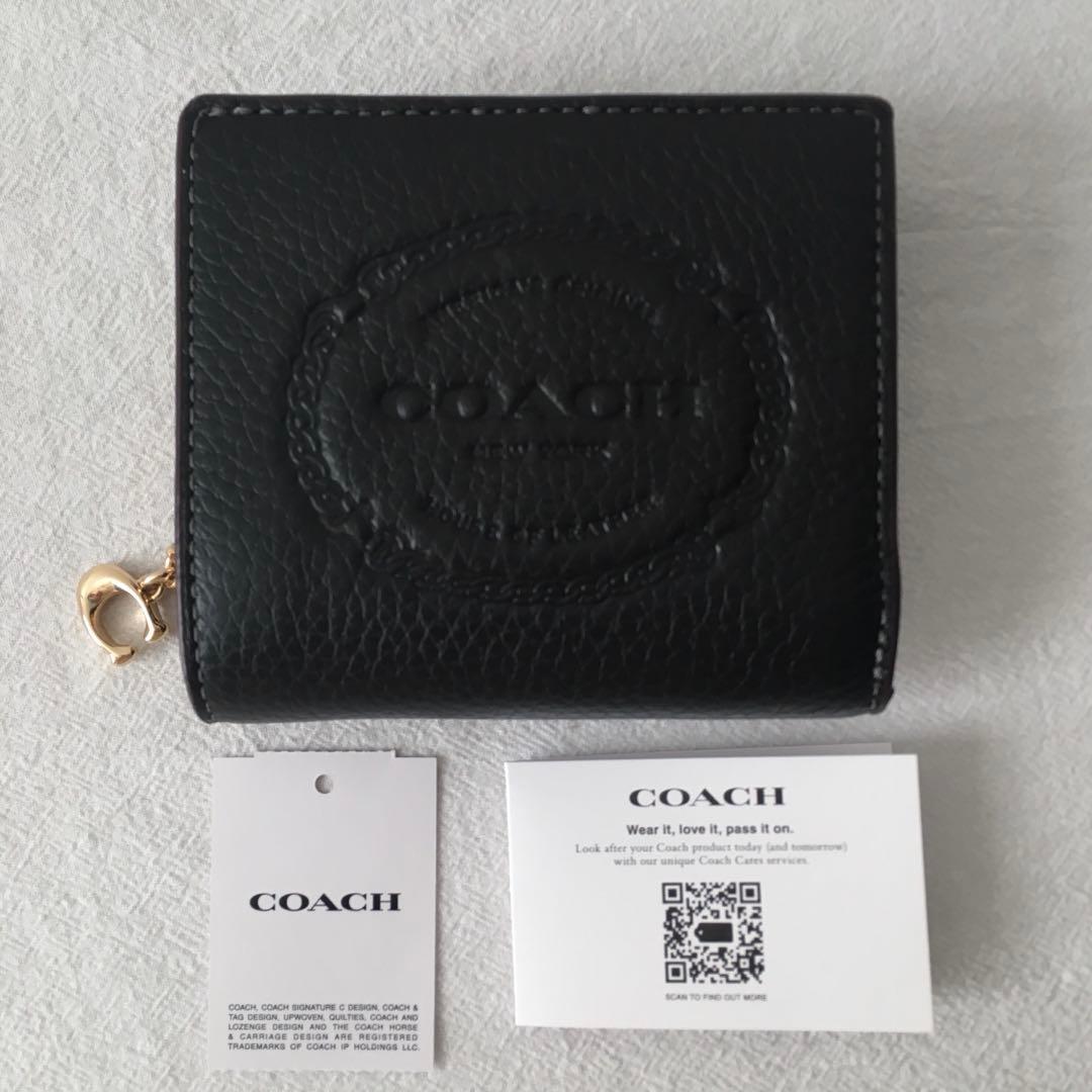コーチ 財布 レディース 二つ折り財布 アウトレット レザー