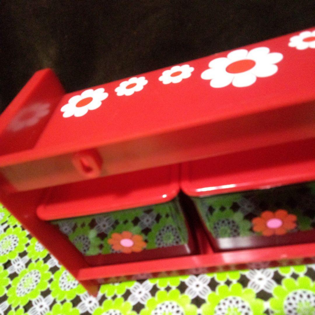 ◆昭和レトロ☆レトロポップ★箸立て 調味料ラック★KAWAII❣️美品★