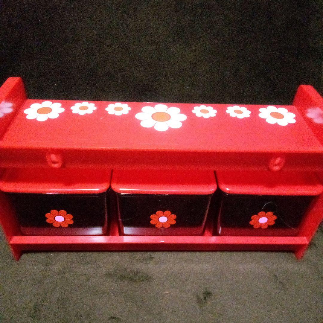 ◆昭和レトロ☆レトロポップ★箸立て 調味料ラック★KAWAII❣️美品★