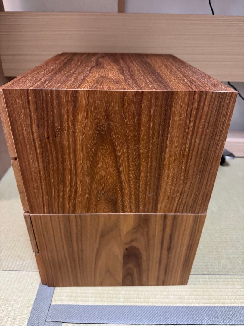 無印良品 スタッキングチェスト・引出し・2段　2セット　ウォールナット