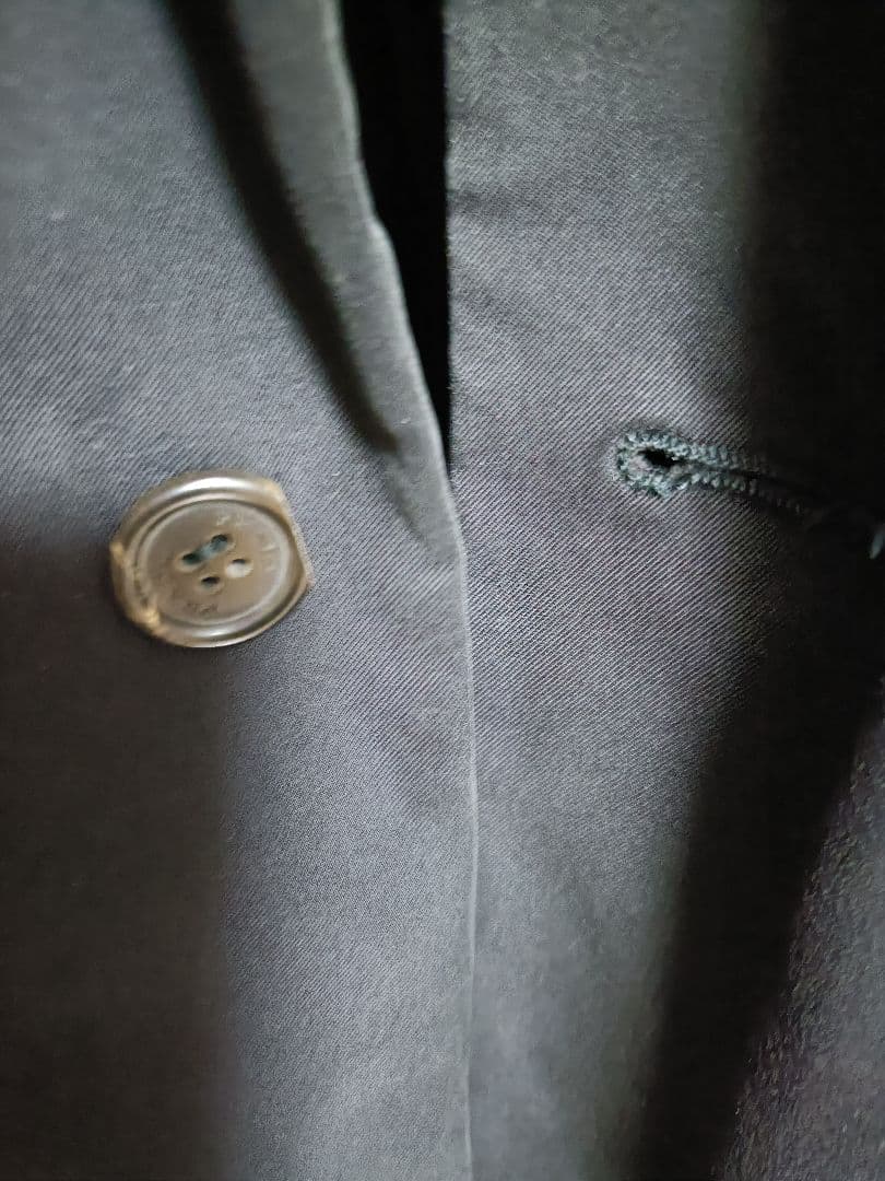 PRADA ブラック ステンカラーコート