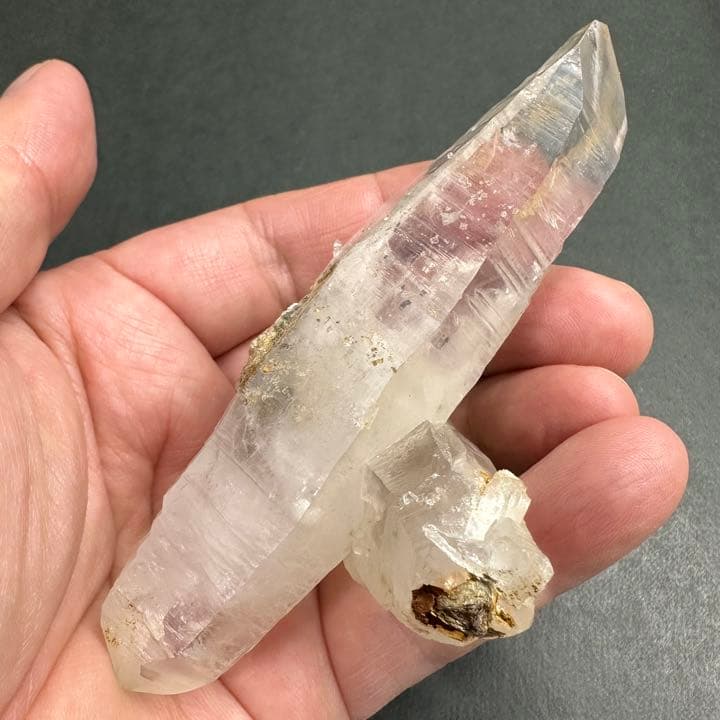 【☆爆レア】ネパール,ガネーシュヒマール産ヒマラヤ両剣水晶『オールドガネーシュ』