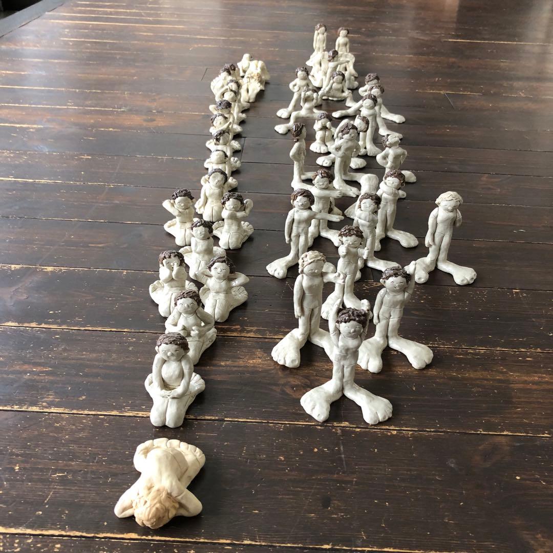 自彊術の陶人形￼