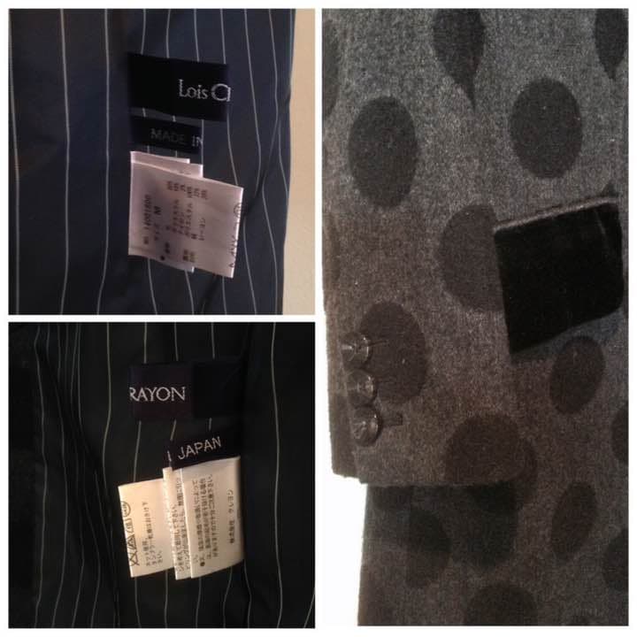 Lois CRAYON☆ドット柄 チェスターコート