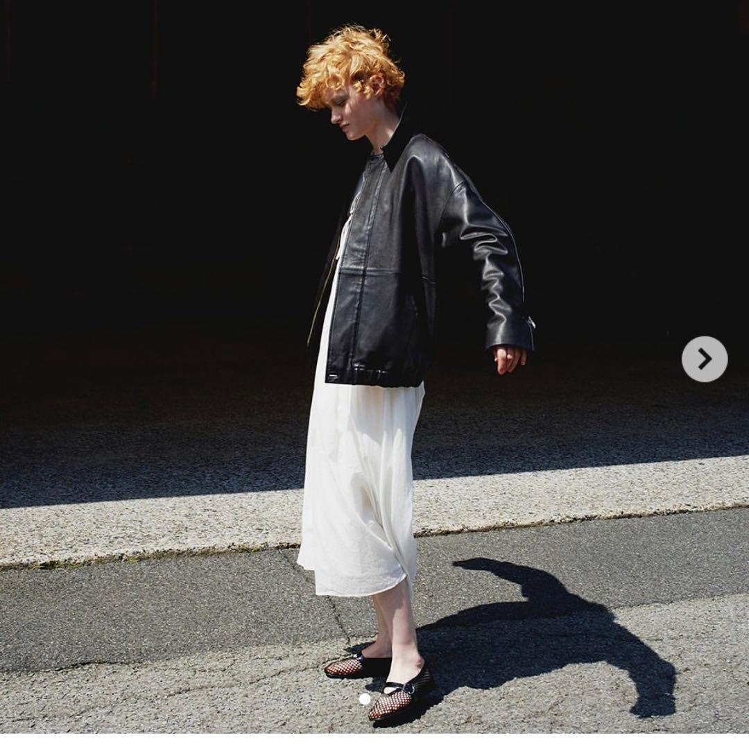 BABYLONE レザーカバーオールジャケット