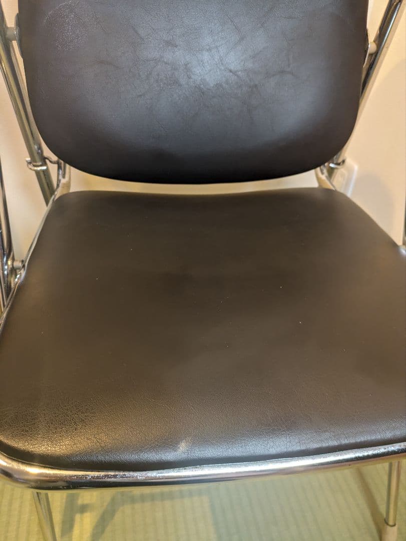 ウチダ パイプ椅子 折りたたみ椅子 4脚 UCHIDA