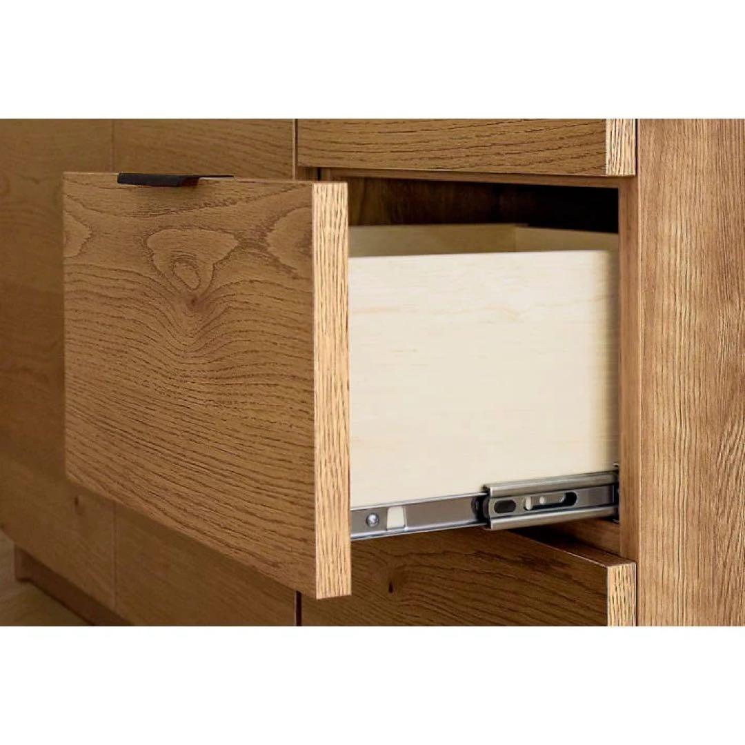 【美品】unico ADDAY(アディ)　キャビネット W800