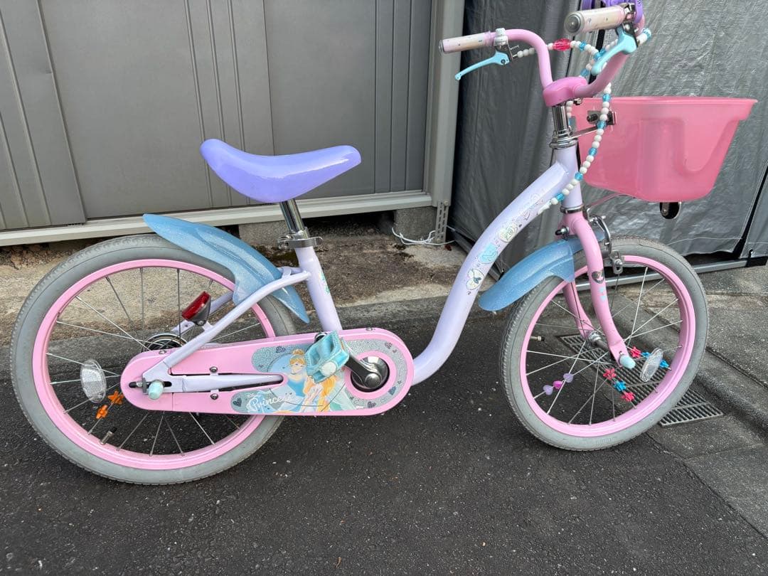【神奈川県横浜市戸塚区】ディズニー プリンセス 自転車 女の子 子供用