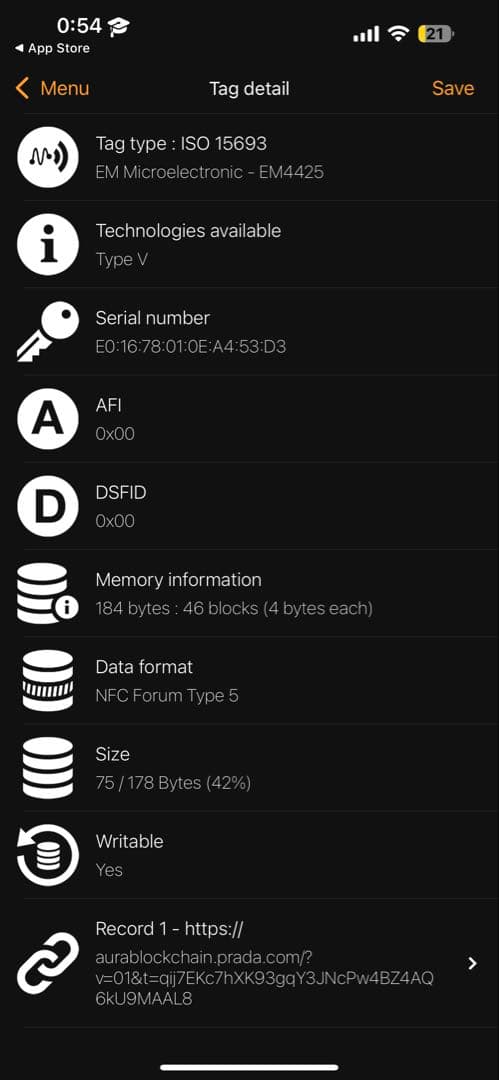 PRADA サフィアーノレザー ケース