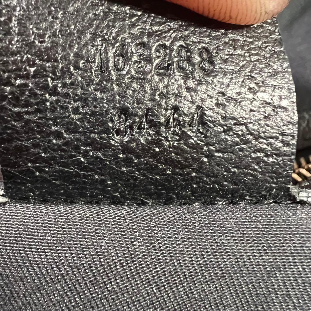 GUCCI グッチ トートバッグ GGキャンバス ブラック 肩掛け可能