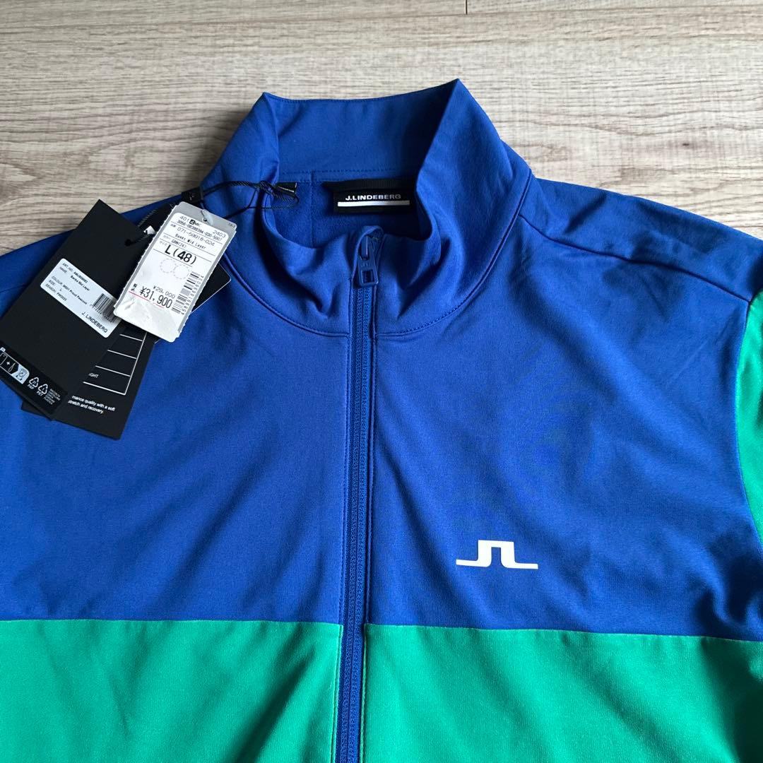 定価約3.2万 未使用 jリンドバーグ banks mid ゴルフジャケット L