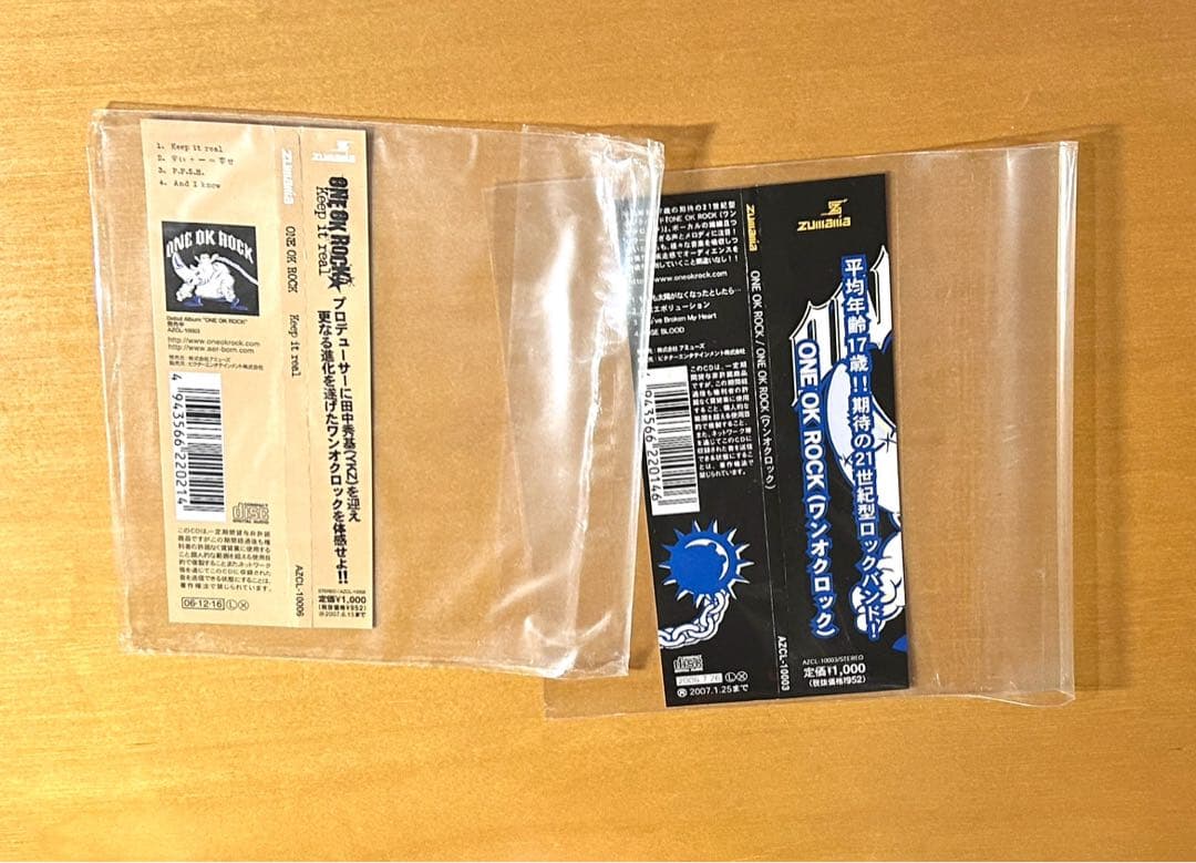 ONE OK ROCK CD2枚　Keep it realインディーズ　廃盤