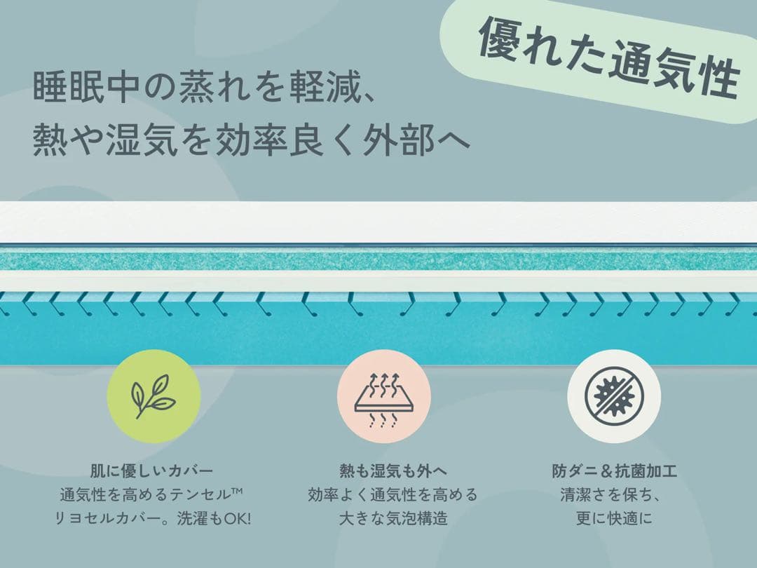 オリジナルコアラマットレス　シングルサイズ