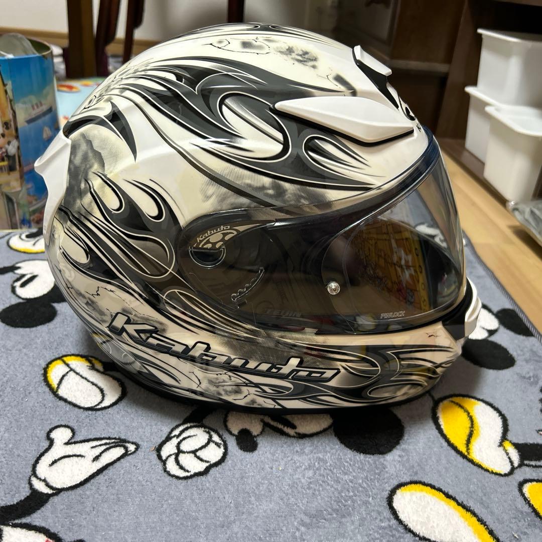 OGK KABUTO SHUMA FLAME フルフェイスヘルメットMサイズ