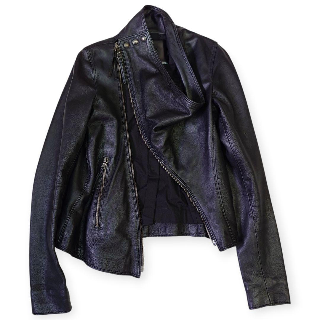 【イタリア製】SOUVENIR CLUBBING 変形 レザージャケット 44