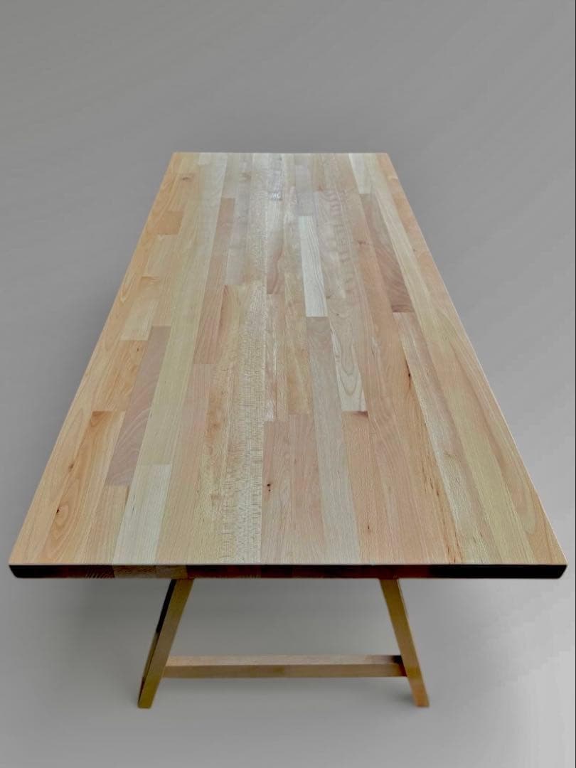 【美品】ニトリ Nコレクション ダイニング テーブル T-06 天然木 北欧