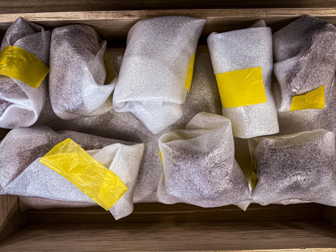 屋久杉 ミニ七福神 木製置物 九州銘木