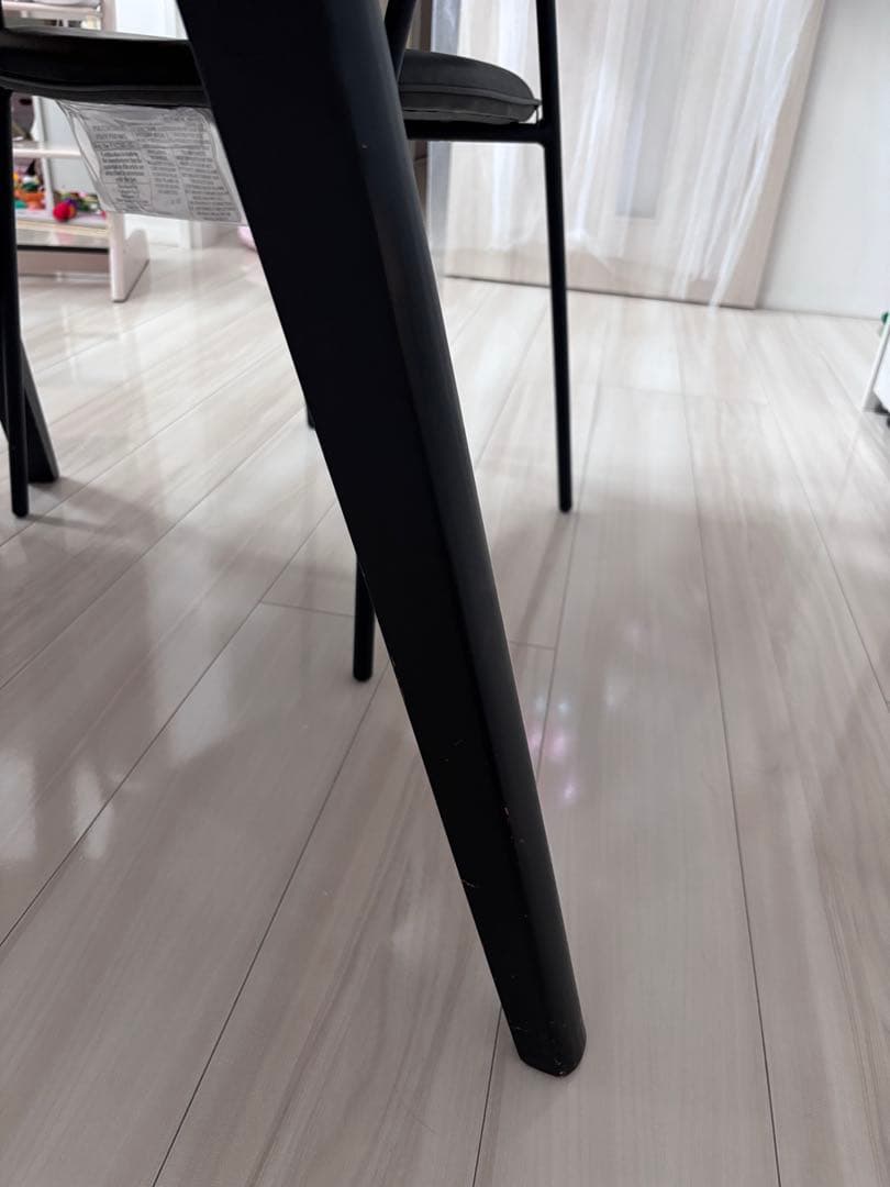 セメント調 円形ダイニングテーブル 120cm モールテックス風