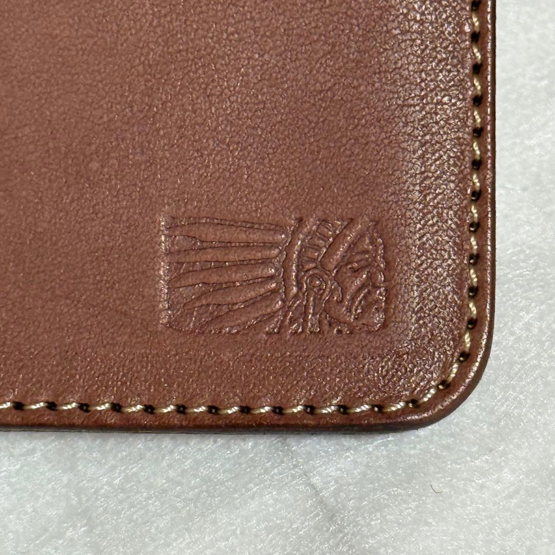 ⭐️未使用⭐️レッドムーン　二つ折り財布　ブラウン　レザー　長財布