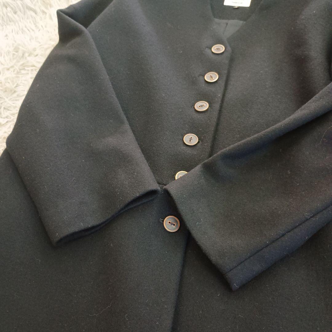 【atelier naruse】コクーンコート(2) メルトンウール 日本製 M