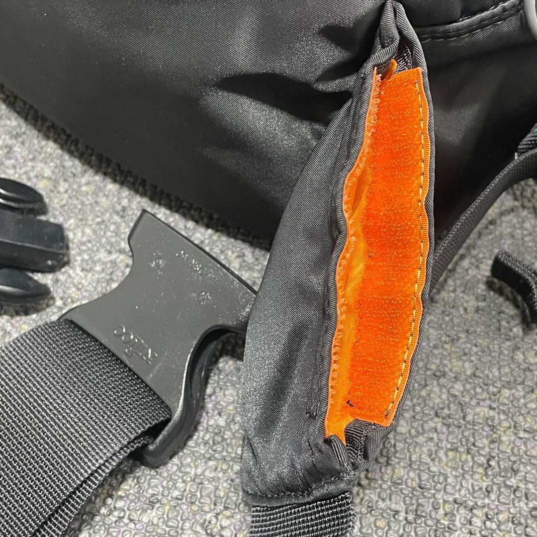 極美品✨ PORTER タンカー ボディバッグウエストバック 黒 ヒップバッグ