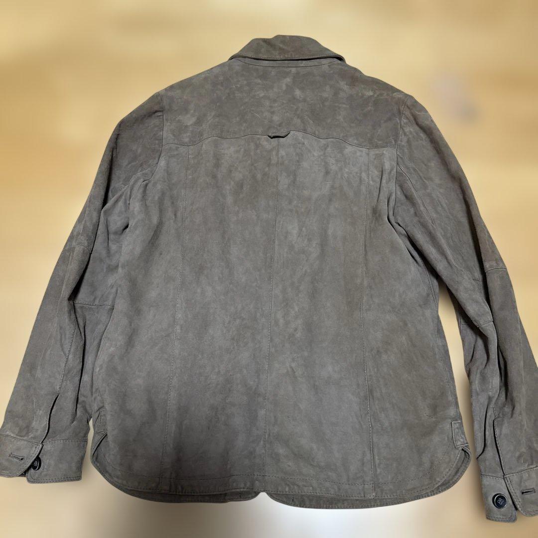 T*E様 EMMETI スエード シャツジャケット　グレージュ　やぎ革　サイズ5
