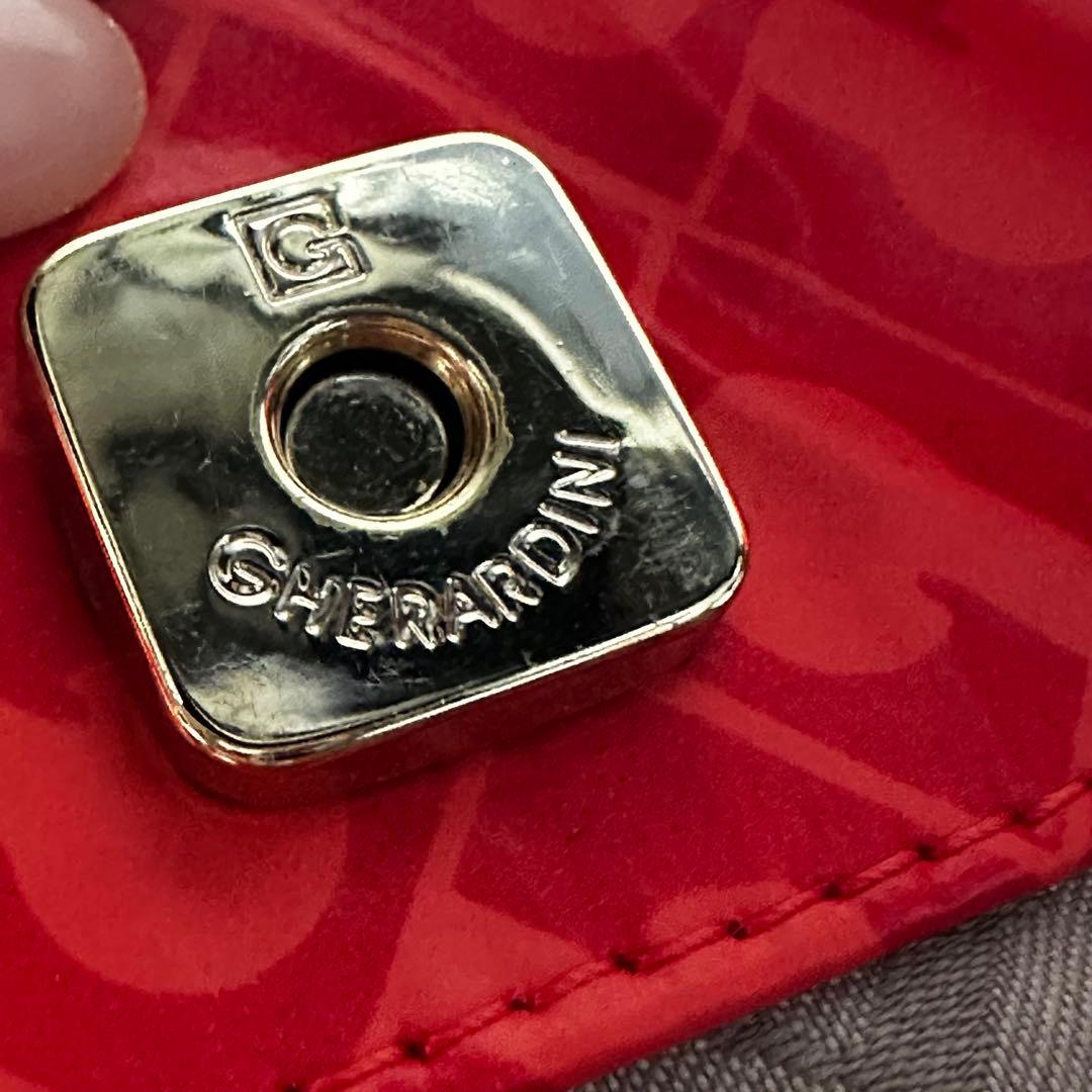 美品 GHERARDINI ソフティ　トートバッグ　総柄　大容量　A4可