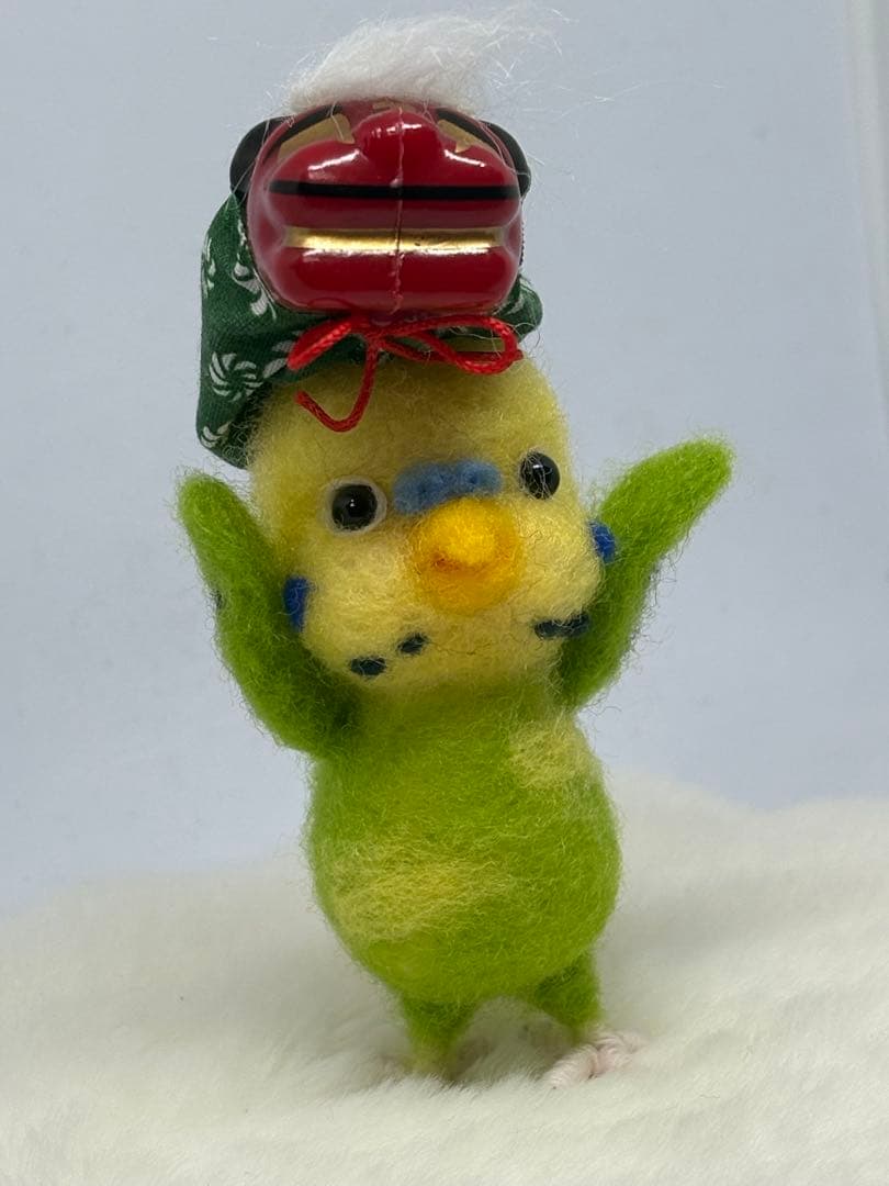 羊毛フェルト　ハンドメイド　みんなでお正月アスレチック