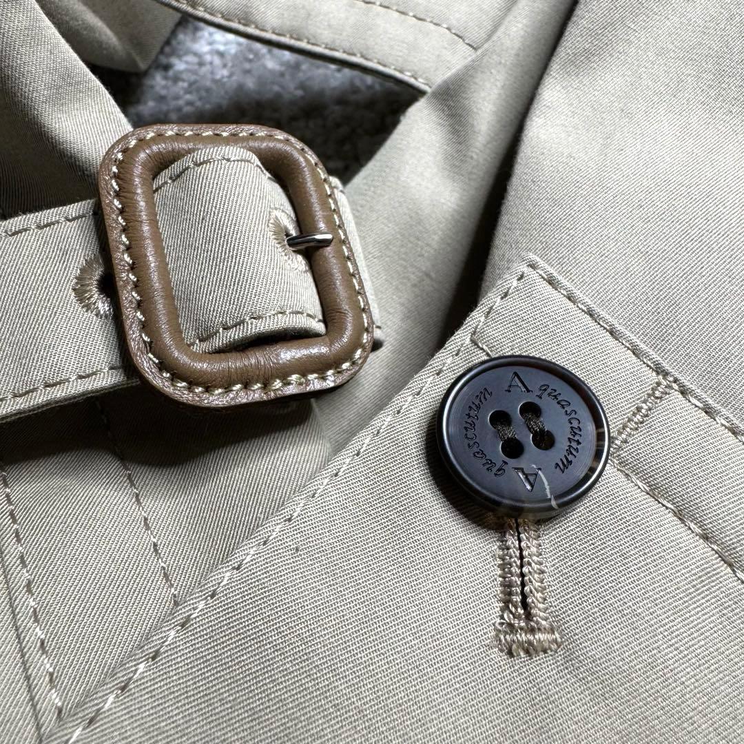 タグ付き未使用品★ アクアスキュータム　トレンチコート ライナー付き★