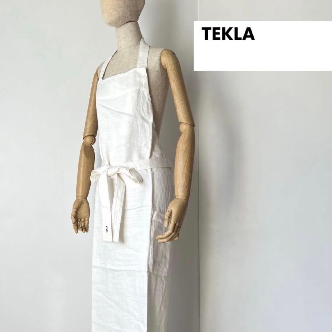 【新品】Tekla エプロン リネン 白 テクラ キッチン