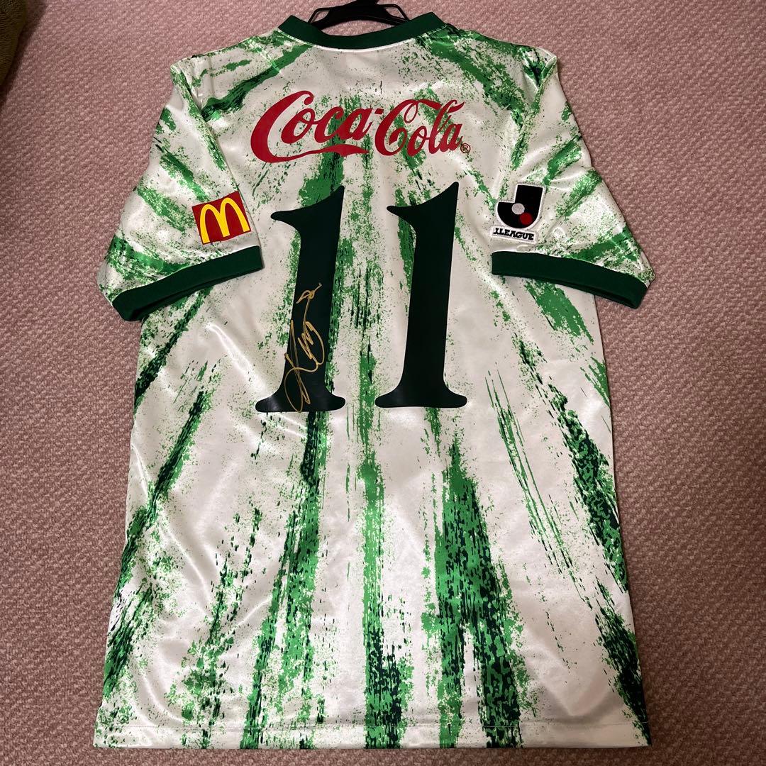 必見‼️’93Jリーグ開幕当初　ヴェルディ川崎 アウェイユニホーム　三浦知良