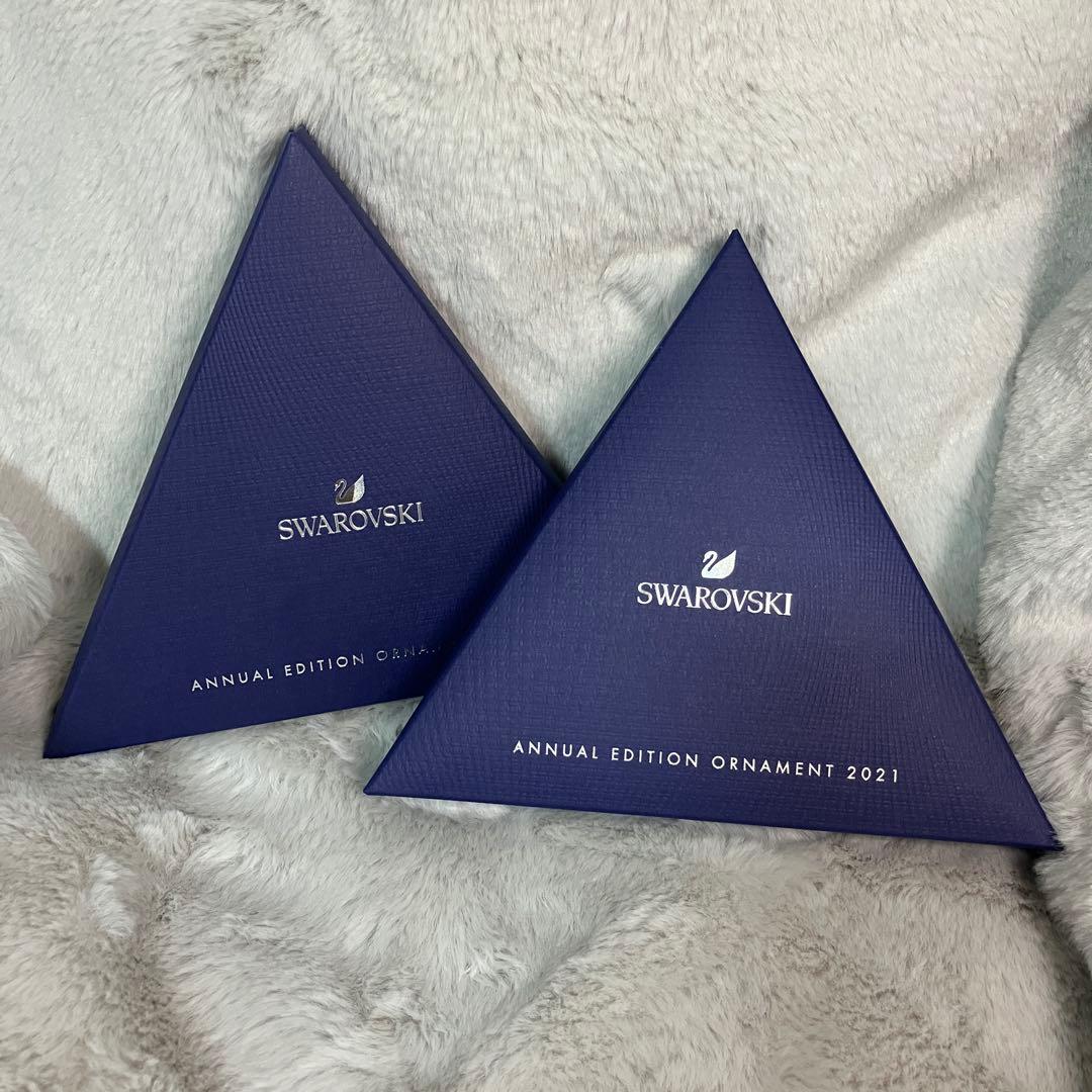 【匿名配送/新品未使用】SWAROVSKI/スワロフスキー/オーナメント2個