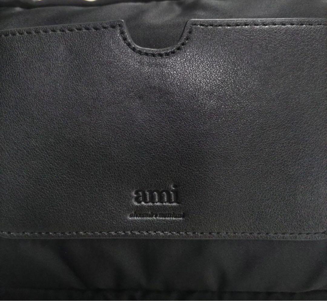 ami Paris ボディーバッグ　ウエストポーチ　ブラック男女兼用