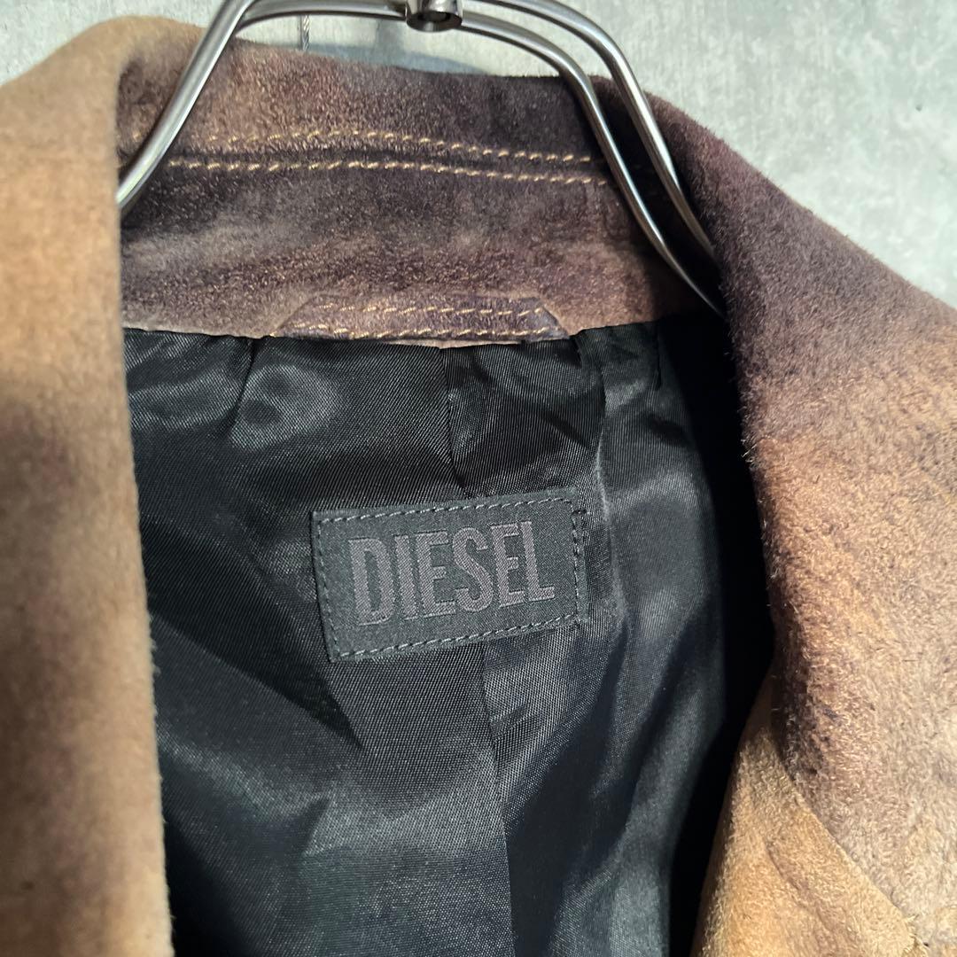 ☆DIESEL☆ディーゼル☆ダブルライダースジャケット☆ラムレザー【送料込み】