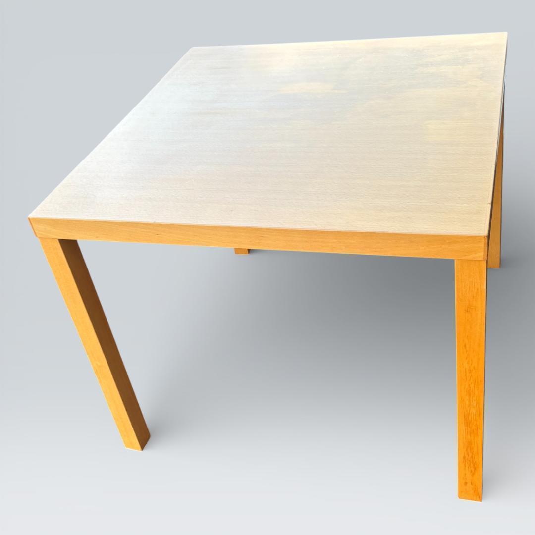 【最終価格】無印良品 ダイニングテーブル 正方形85cm ナチュラル 廃盤希少